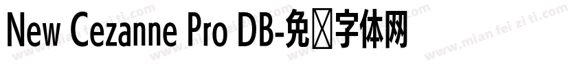 New Cezanne Pro DB字体转换
